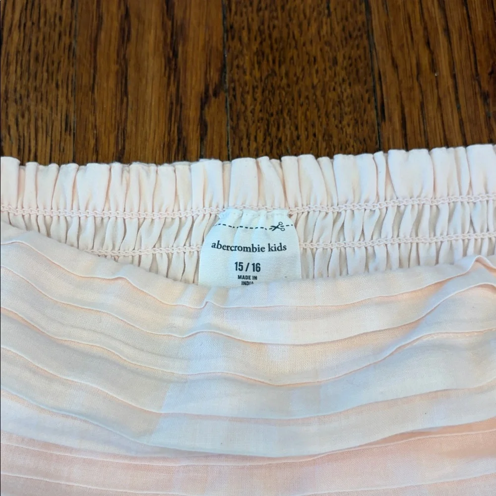 Abercrombie‎ Kids Emerson High Rise Pleated Skort Girls 15/16 Mauve Chalk